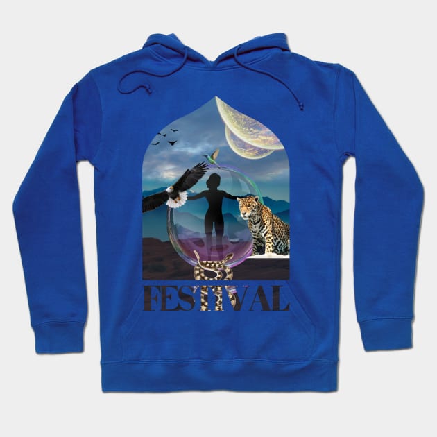 The Festival Protection Hoodie by ManifestYDream